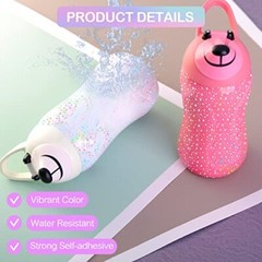 Holographic-Sticker Paper, 24 Sheets Holographic-Paper 8.5″ x 11″ Star-Pattern