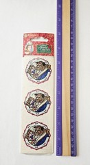 Vtg Sandylion Stickers VHTF Belle Beauty and the Beast Enchanted Christmas