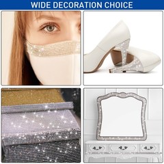 81000 Self-Adhesive 2mm Rhinestone Sheets – Bling Crystal Stickers for DIY Craft