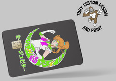 SAILOR MOON , 2 pc credit card skin & DEBIT CARD,TROLLEY & GYM