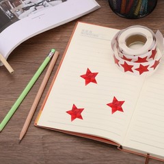 500pcs Star Stickers 1 Inch Self-Adhesive Stickers Label for Shop Home, Red