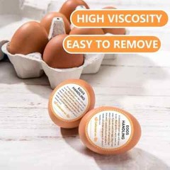 600 PCS Farm Fresh Eggs Carton Labels Egg Stickers 2 Inch 2 Inch,