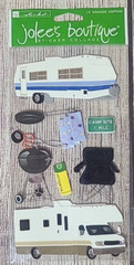 Jolee’s Boutique EK Success RV Campers Camping Stickers Scrapbooking New