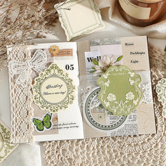 120Pcs Vintage Scrapbooking Letter Writing Paper for Journaling Supplies, Aesthe
