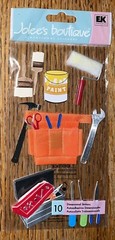 RARE Jolees Construction Hammer Painting Paint brush Screwdriver Wrench Handyman