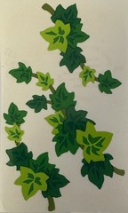 GREEN IVY Stickers(3pc) Mrs.Grossman’s…Garden…Plant…Climbing Branch…Card Making…