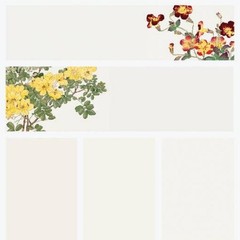 Stickii – Flower Labels – 1 Spring Garden Florals Sticker Sheet – Crafts Gifts