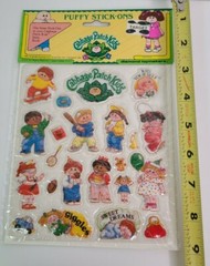 Cabbage Patch Kids Puffy Decal Stickers Stick-ons 1983 Sealed New