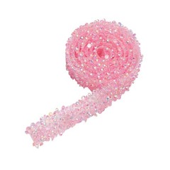 Glittery Strip Roll Sticker Width 1.2cm Self Adhesion Rhinestone Ribbon Trim