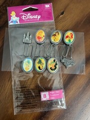 Cute Lot MICKEY MINNIE MOUSE Scrapbook Stickers,Paper, Princess Paper Clips+++