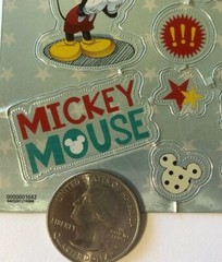 MICKEY MOUSE Foil Stickers(17pc) Disney•Sandylion•Head Icons•Disneyland•Shucks