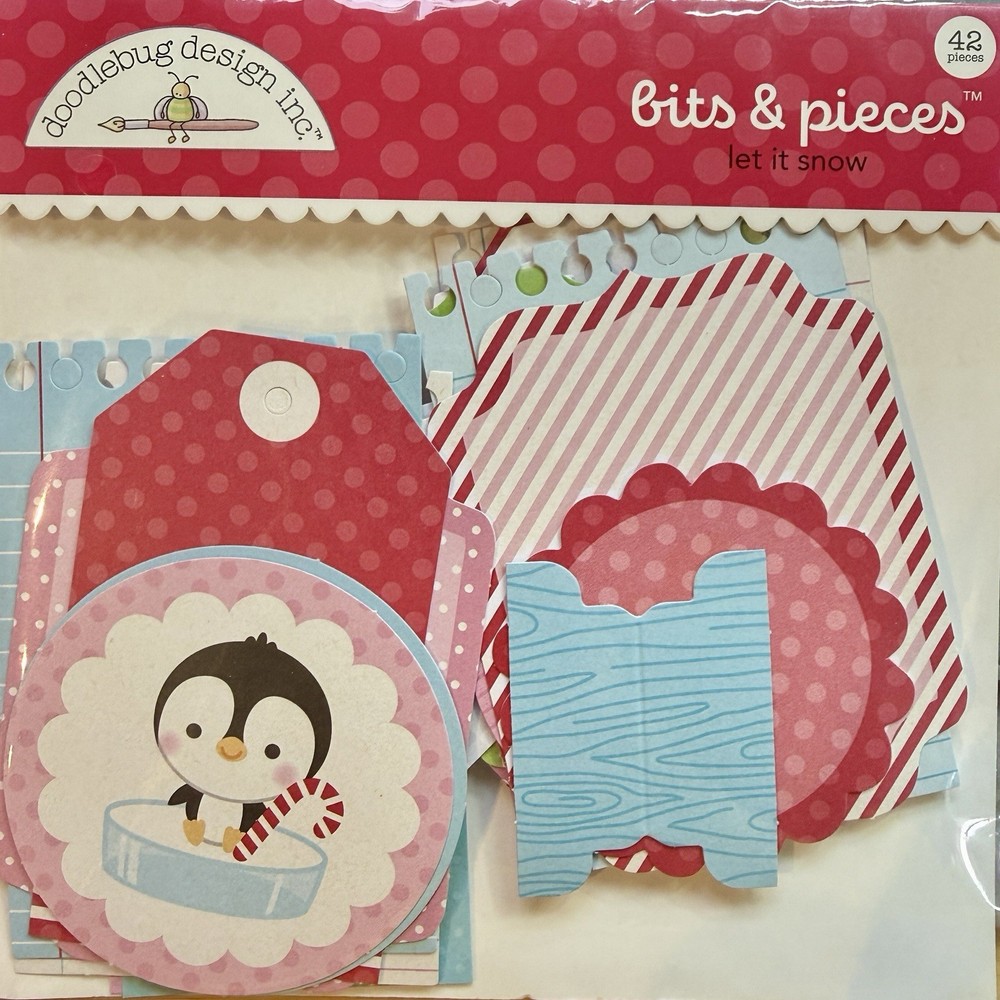 Doodlebug Design BITS AND PIECES – LET IT SNOW 42 PIECES