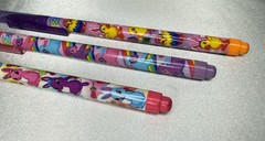 Vintage 90’s Lisa Frank Glitter Top EASTER PENS Set (3) Nostalgic Holiday Fun!