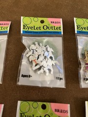 Eyelet Outlet Brads Lot of Sports NEW 6 packs Card Making Scrapbooking Athlete