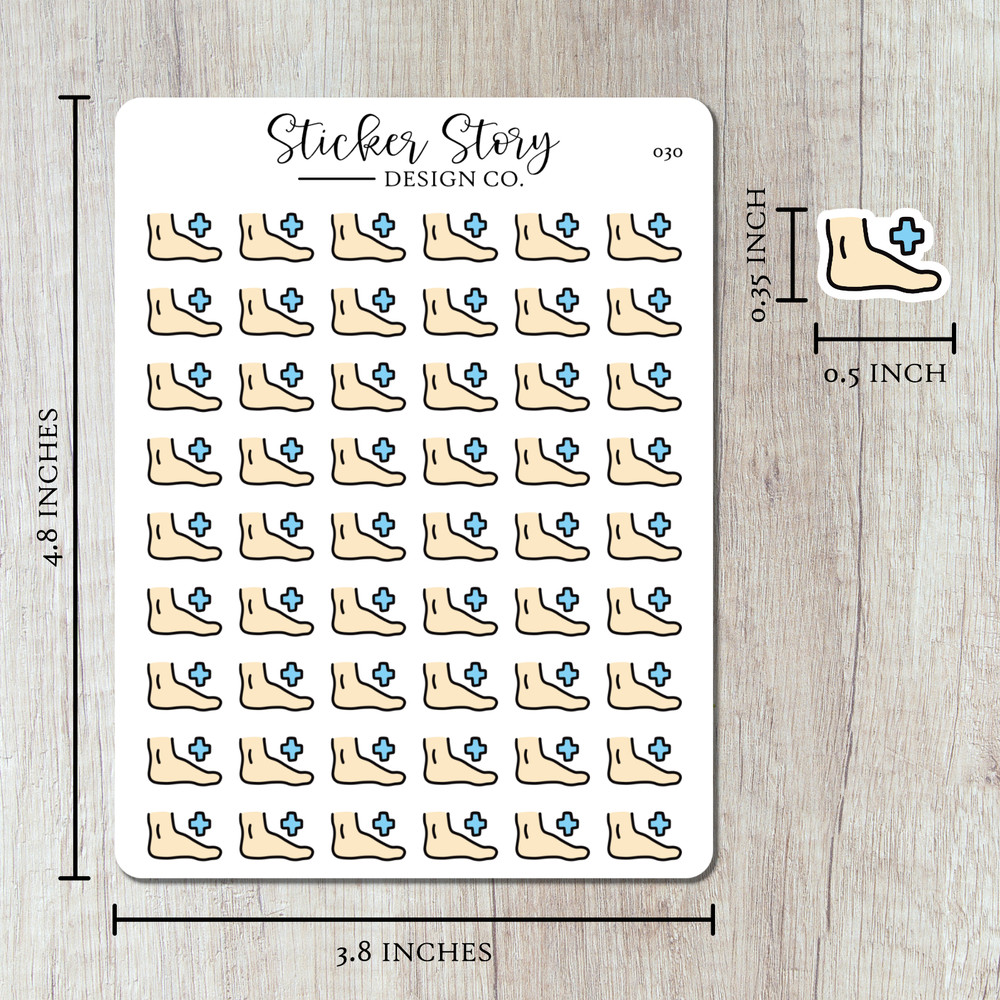 Podiatry Appointment Planner stickers