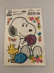 Hallmark – Moveable Decorations Stickers – Snoopy & Woodstock – Easter Theme –