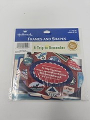Hallmark Scrapbook Sticker Lot Travel Vacation Journal Stickers Frames Shapes