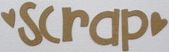 1″ – 1.5″ CUTE FONT – Customized Alphabet Letters Chipboard Die Cuts – 26 Pc