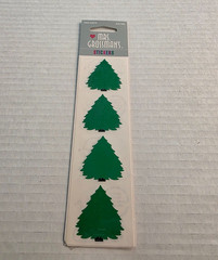 Mrs. Grossman’s Christmas Tree Stickers Pack of 12 NOS Vintage 1992