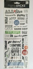 mambiSTICKS Phrases Stickers – ALL STAR ATHLETE – 38 pcs