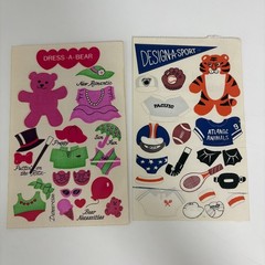 SET! Vintage Sandylion maxi activity sheet Stickers