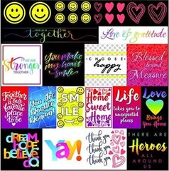 Reminisce Love & Gratitude (LAG-100) 12×12 Sticker Sheet