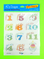 NRN Designs Baby’s Milestones 2 Sheet Sticker Pack
