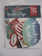 Echo Park Pirate Tales Ephemera Die Cuts 33pc Clipper Ship Jolly Roger PTA176