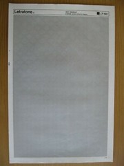 .1 x Letraset Letratone Sheet LT190 (p)
