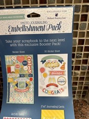 3 Birds Studio for Holland America Scrapbooking Embellishment Pack – New