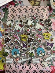 PIPSTICKS 5 Sheets 2023-2024 Puffy Stickers Hello kitty Sheet Stickers Sanrio