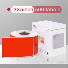 3 X 5 Inch Adhesive Rectangular Color Coding Stickers 500 PCS Square Invento
