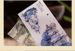 Pet Stickers Sheets 3 of Retro Chinese-style Long Strip Exquisite Patterns Like