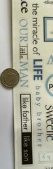 BLUE BABY BOY SAYINGS Sticker(18pc)MAMBI•Child•Mom’s Boy•Newborn•Kid•Little Man•