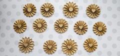 Kraft Paper Rosettes | Kraft Rosette Set | Neutral Flowers | Paper Flowers