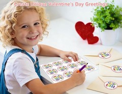 60 Delightful Valentine’s Day Stickers for Kids – Perfect Classroom Party Favors