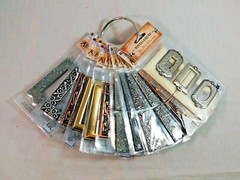 Embellishment Scrapbook Stickers Envelopes Corners Frames Keys Gems Buttons