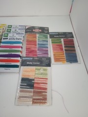 Lot of 16 Making Memories Scrapbook Paper Crafting Colorful Stitches And Trims
