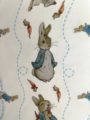 Colorbok Sticker Sheet Beatrix Potter Peter Rabbit Hopping Peter Borders 12×5″