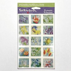 NEW Stickety-Doo-Da SPRING FLOWERS American Greetings Sticker Sheet 4 Sheets
