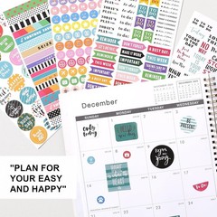 Planner Stickers Pack – 1300+ Unique Planner Stickers on 28 Sheets, The Ultim…