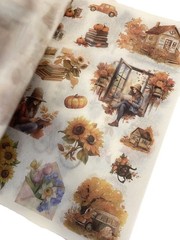 6.5″ x 9″ Scrapbook & Paper Crafting Stickers – 2 Bks- 24 Pgs/Book