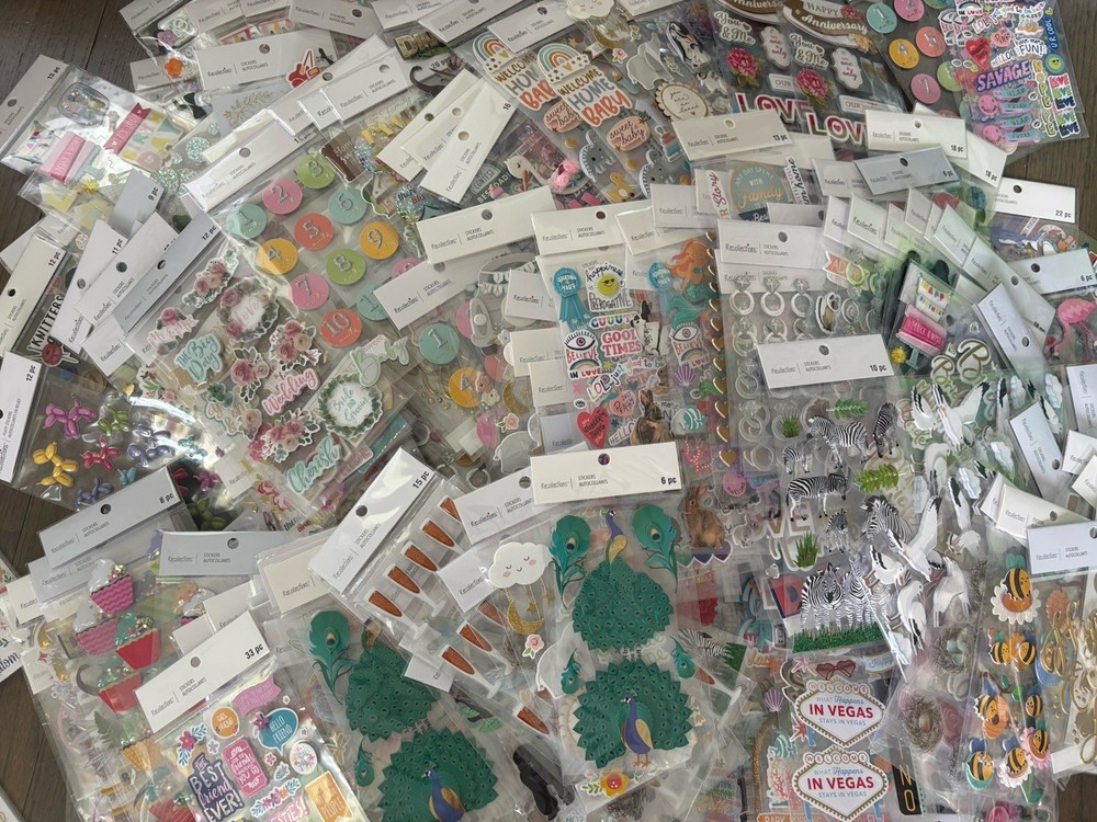 Recollections Stickers Lot Of 1,150 Pkgs New