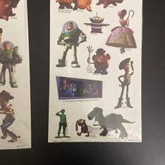 TOY STORY Removable Stickers Disney Pixar Mello Smello Prismatic 1995 Vtg Lot 2