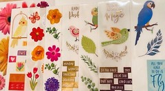 399+ Bird botanical nature stickers for scrapbooking paper crafts decals vinyl +