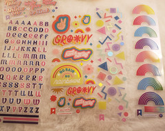 8 Pipsticks Sticker Sheets LOT, Groovy, Cute Cows, Girl Portraits, Lip Balms