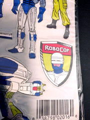 🔥 2 Vintage 1990 Rand RoboCop Stickers Sealed Packages of 8 Foil Decals RARE!