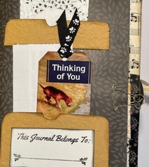 Junk journal Dog Days Summer Boys Dogs Yellow Black Keepsake Book Handmade New