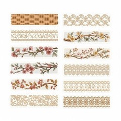 Pretty Small Bookmarks Junk Journal Scrapbook Choose A Set