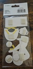 Keepsake Essentials 3-D Die Cuts SPECIAL DELIVERY Stork Bib Cup Embellishments